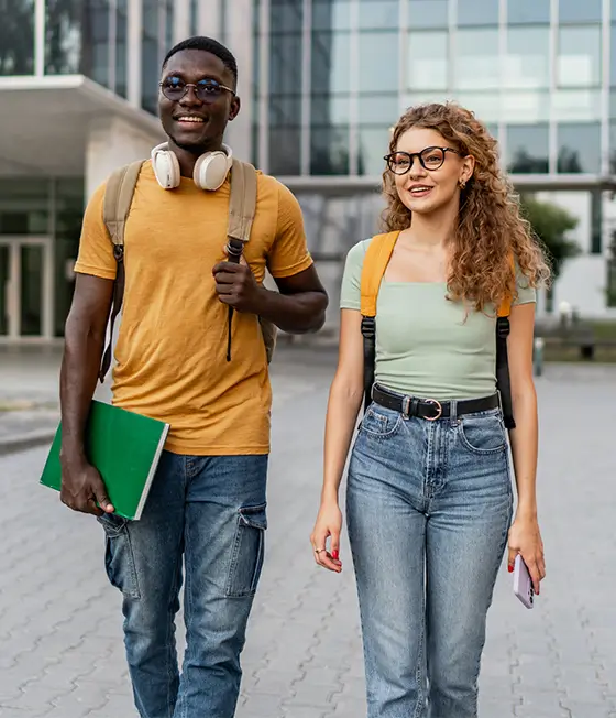 two young college students